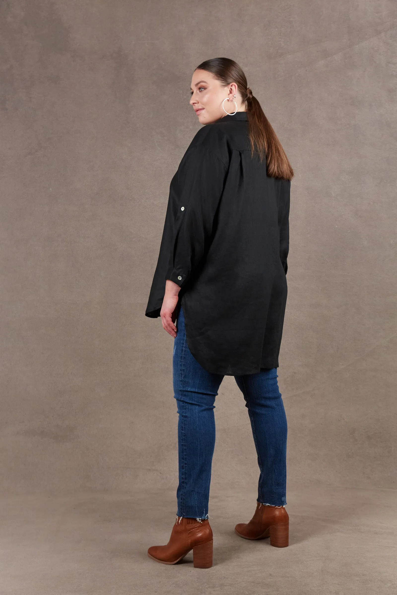 Nama Frill Shirt - Ebony