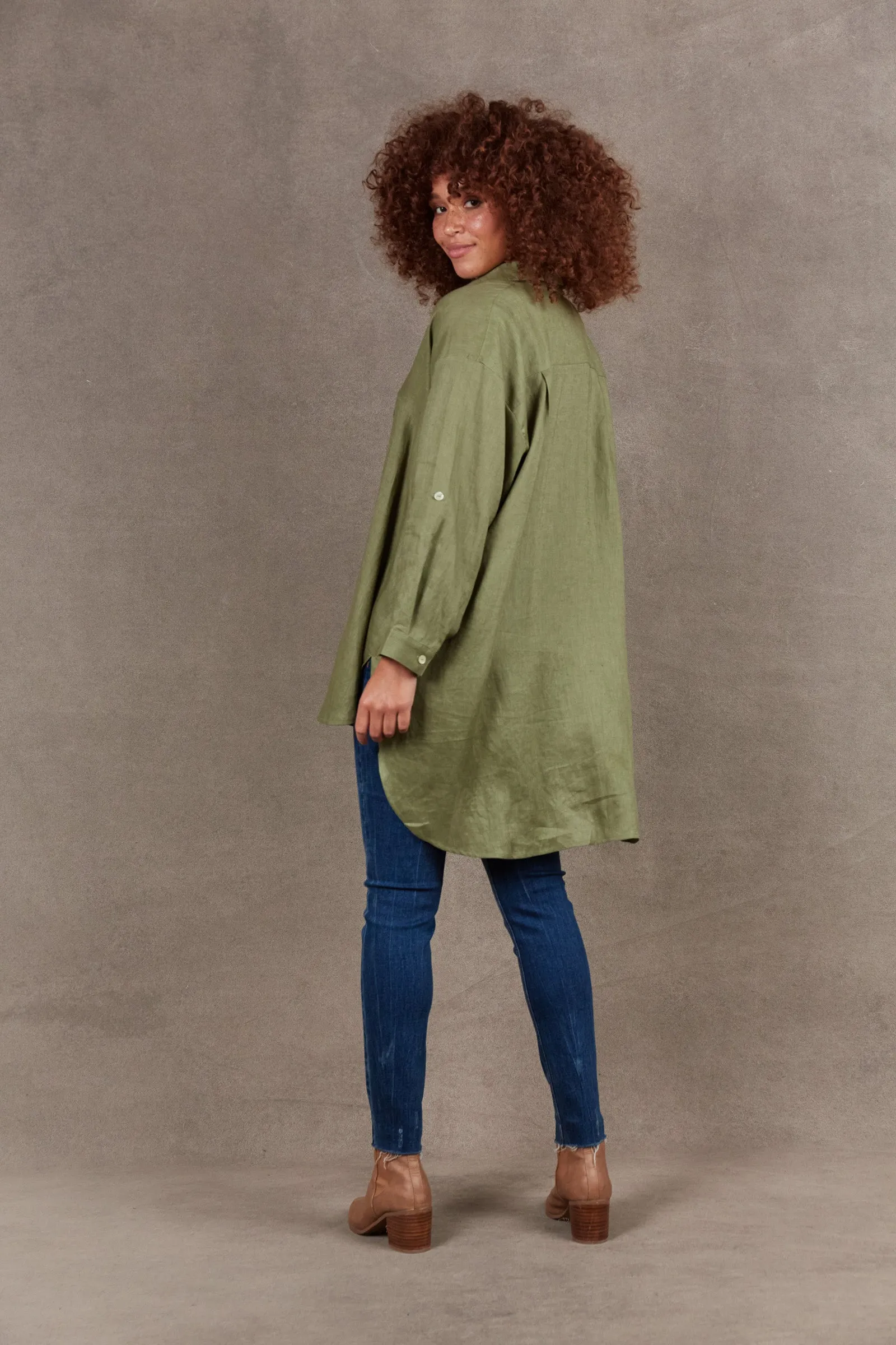 Nama Frill Shirt - Fern