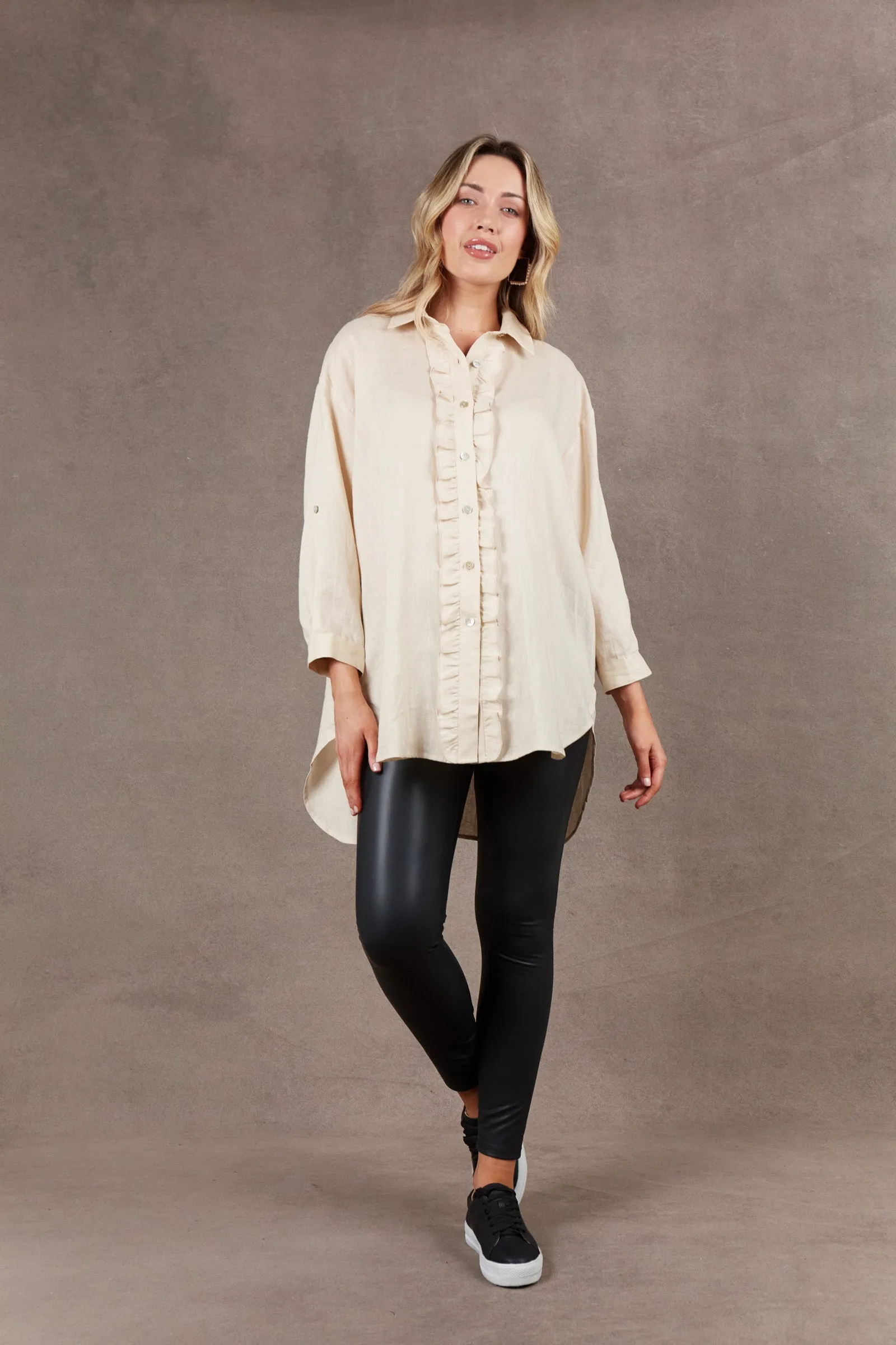 Nama Frill Shirt - Vanilla