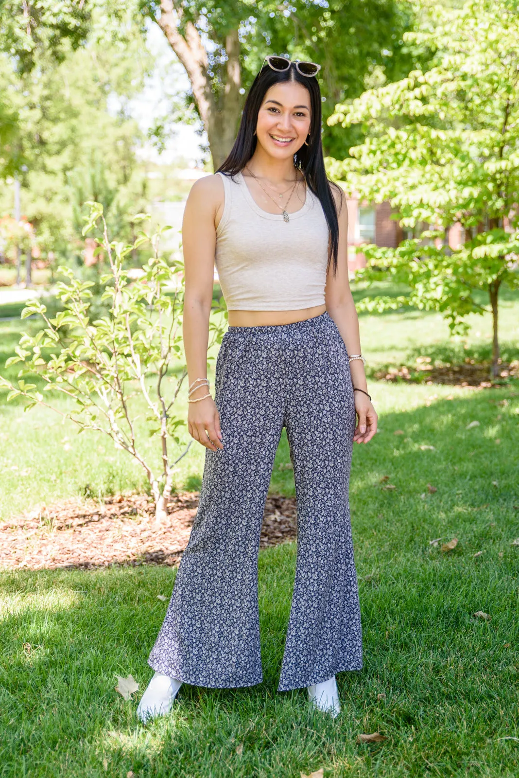 Oatmeal "Kelly" Crop Tank Top