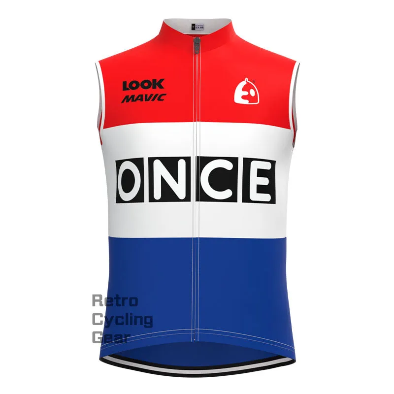 ONCE Red Retro Cycling Vest