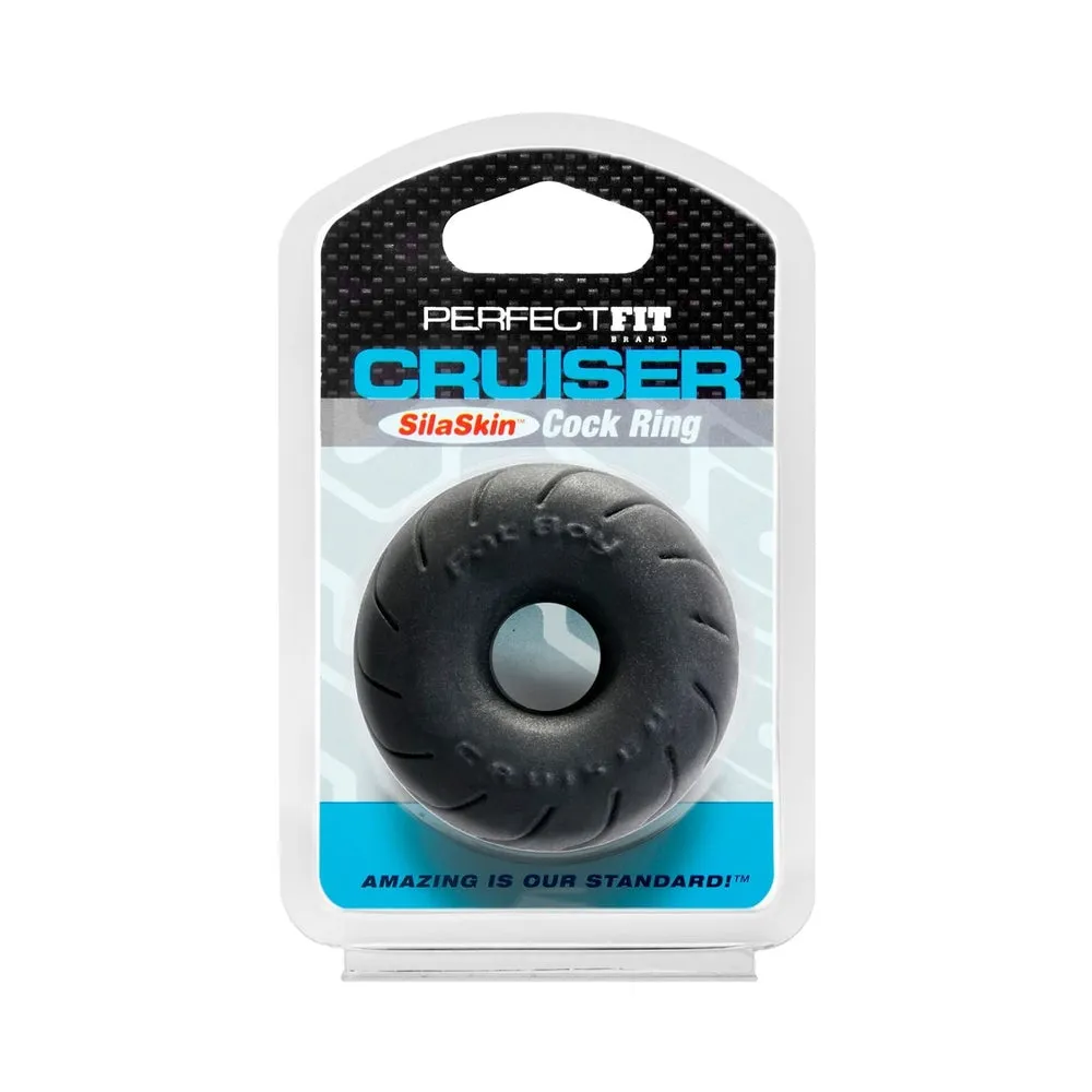 Perfect Fit Cruiser Cock Ring Black