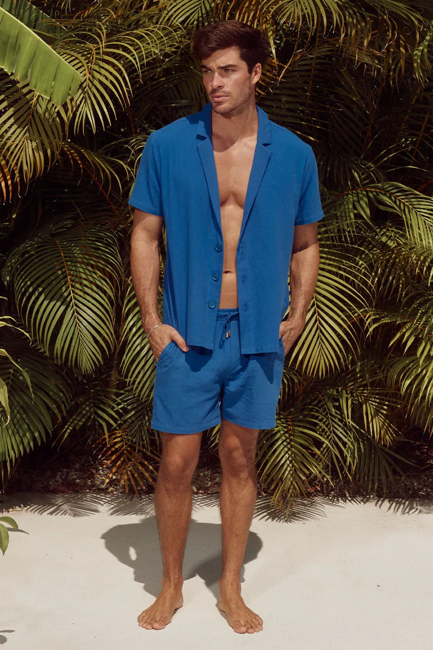 POOLSIDE SHIRT - BLUE