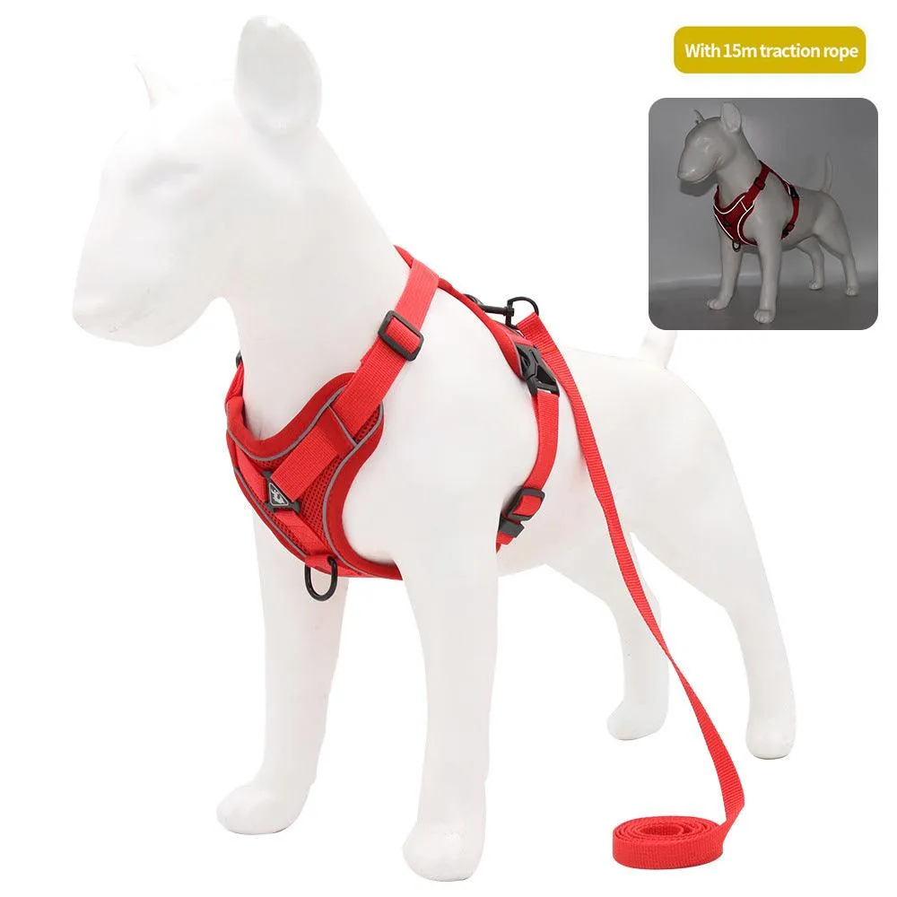 Reflective Breathable Dog Harness Vest