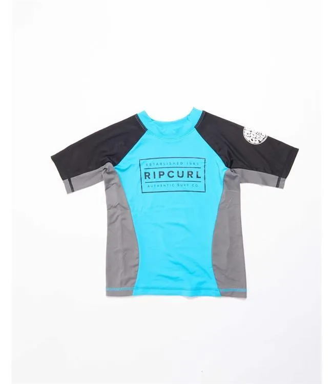 Ripcurl Driven Box Boys Short Sleeve Rashy (2021)