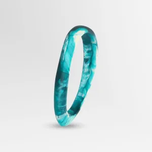 Rock Wishbone Bangle - Cool Tones