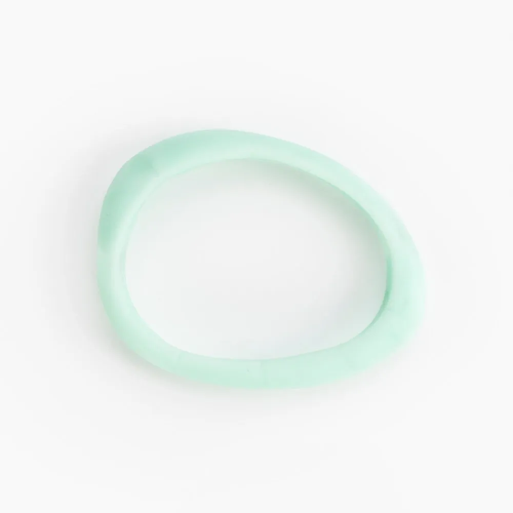 Rock Wishbone Bangle - Cool Tones