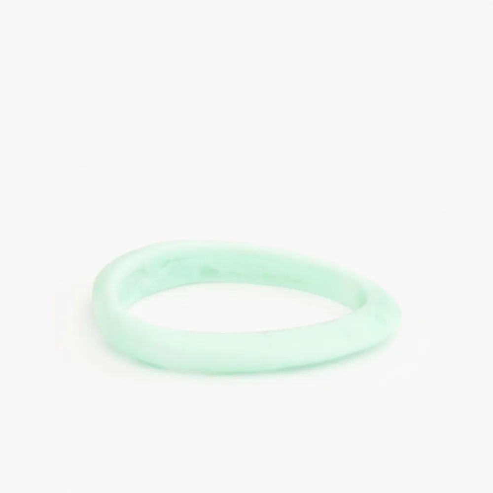 Rock Wishbone Bangle - Cool Tones