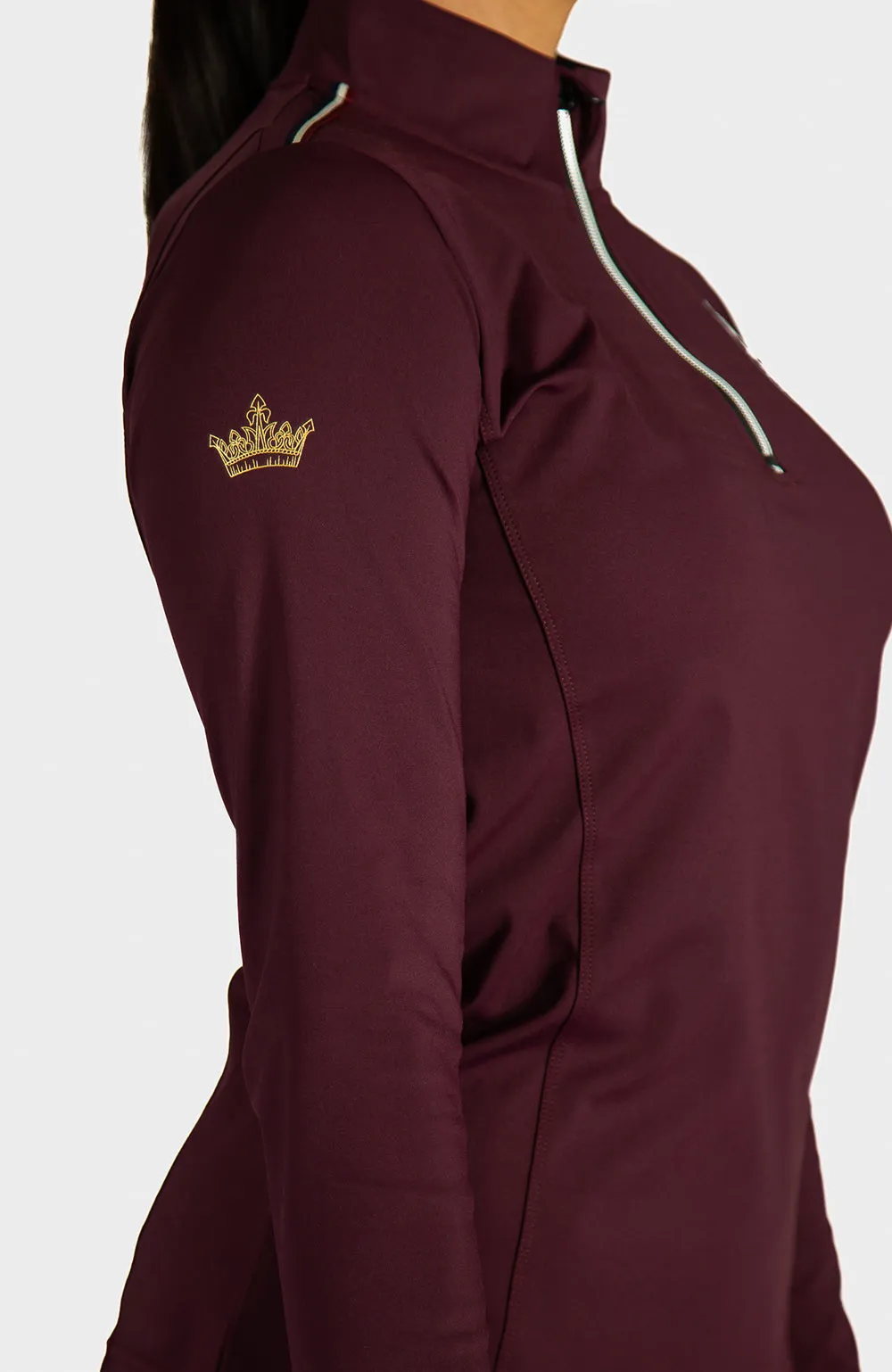 Royal Riding Club - Balmoral Baselayer - Merlot