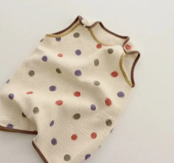 Scarlet Dot Crayon Sleeping Vest