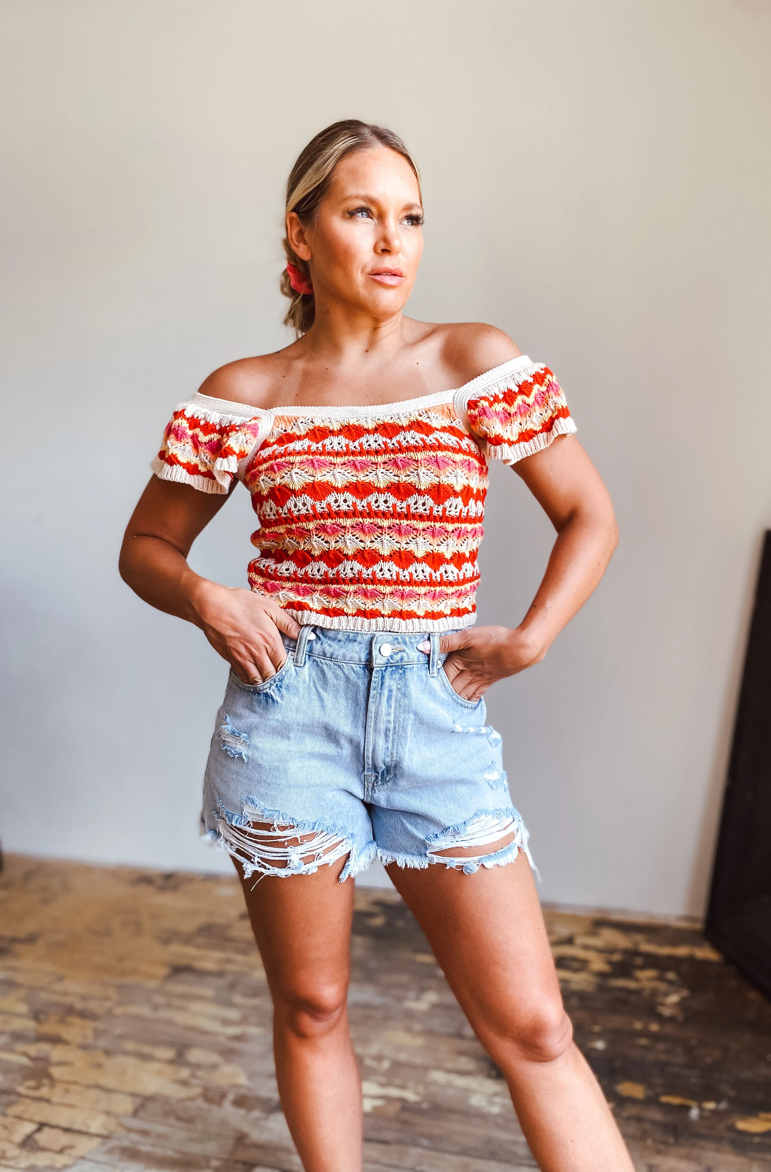 Seeking Sun Crochet Top