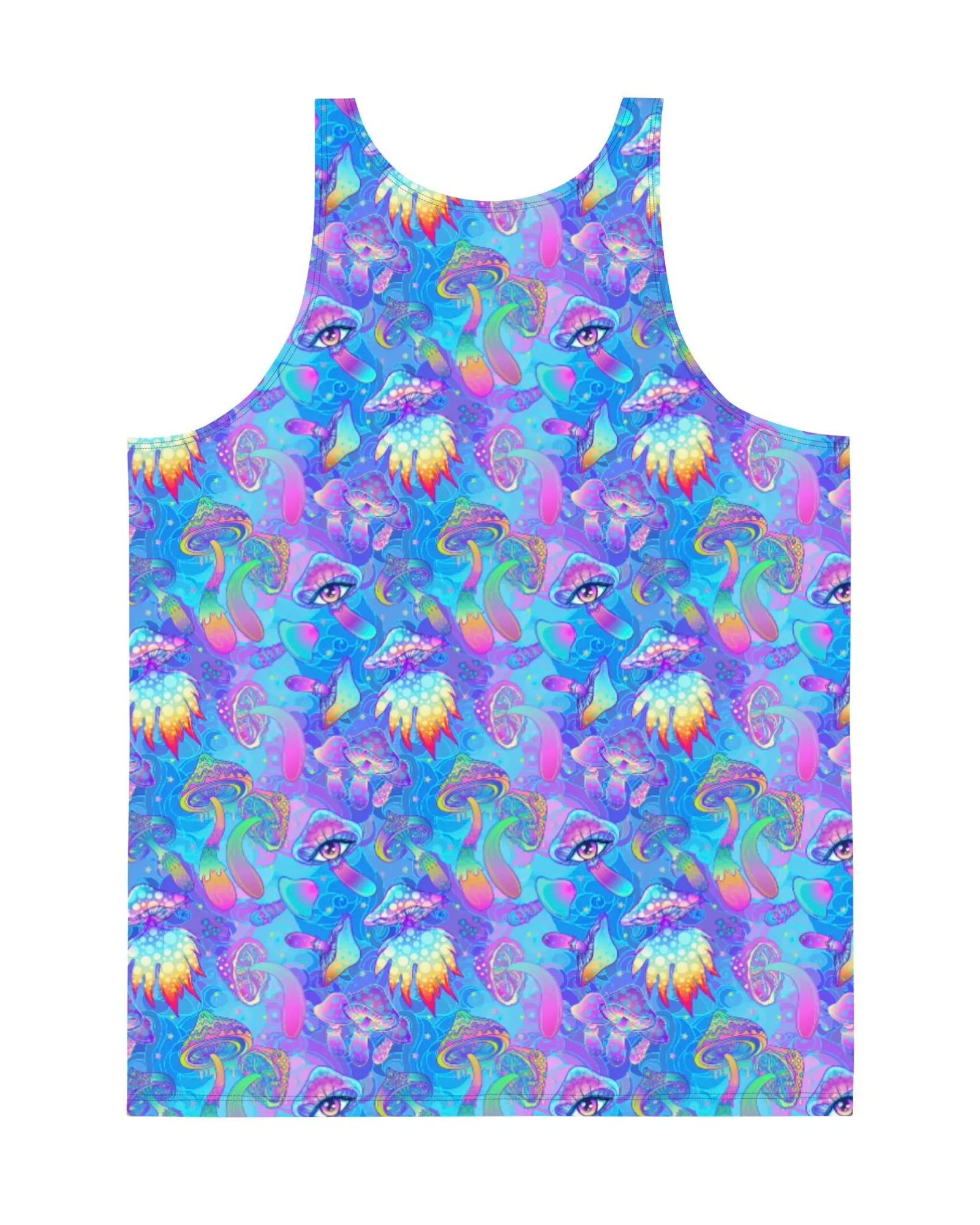 Shroomin Blue Tank Top