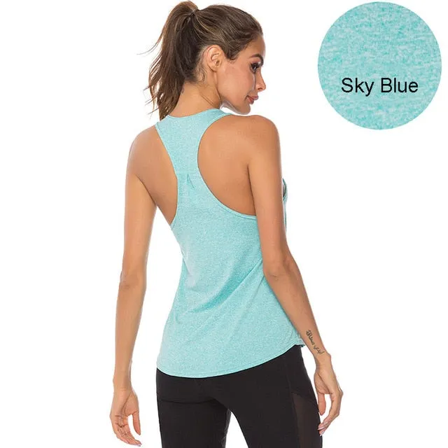 Sleeveless  Yoga Vest Tank