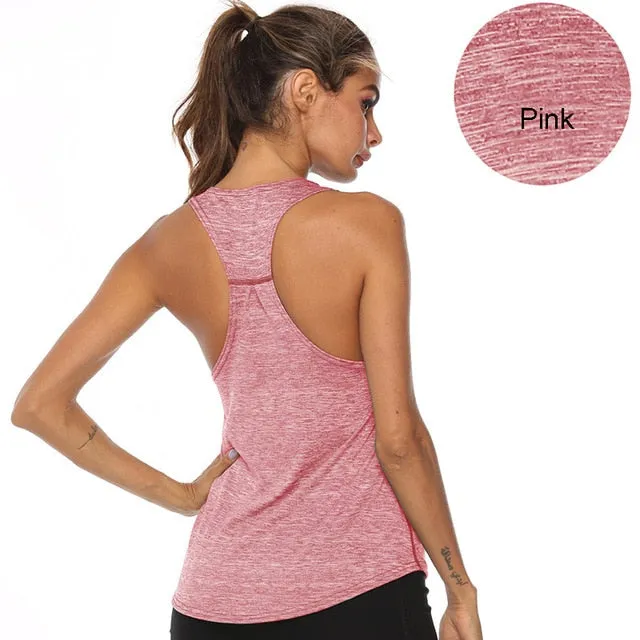 Sleeveless  Yoga Vest Tank