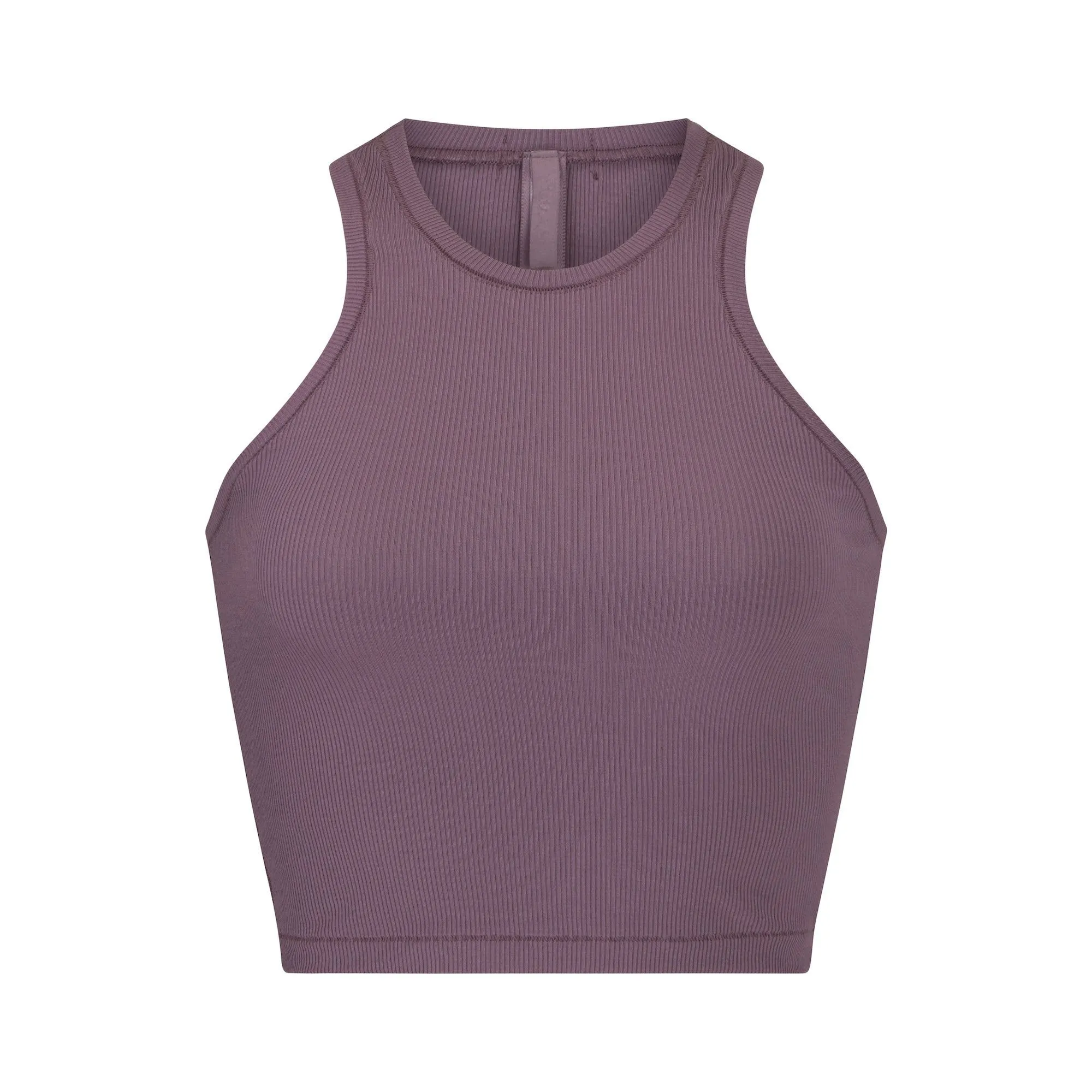 SOFT LOUNGE RACER TANK | PLUM