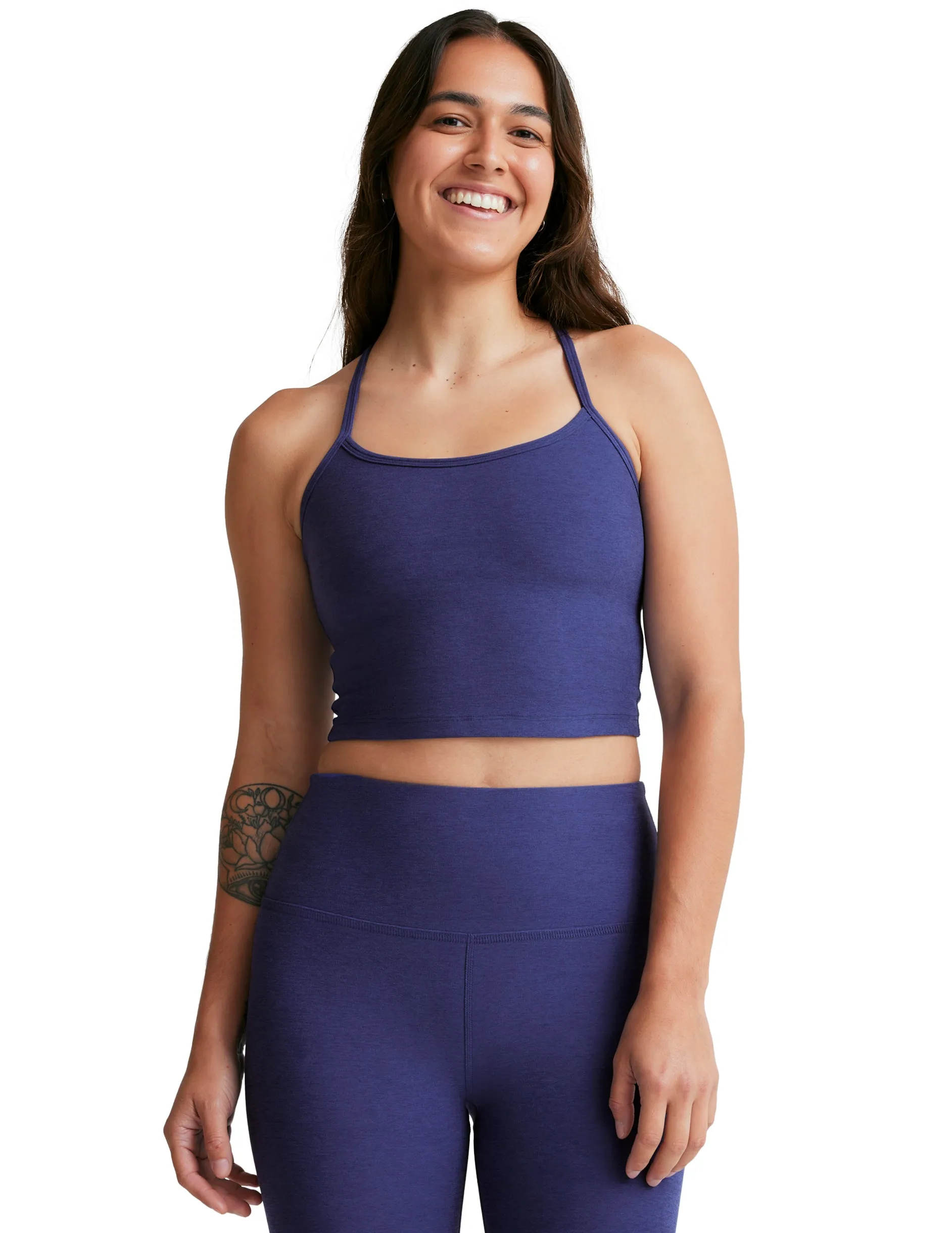 SpaceDye Slim Racerback Cropped Tank