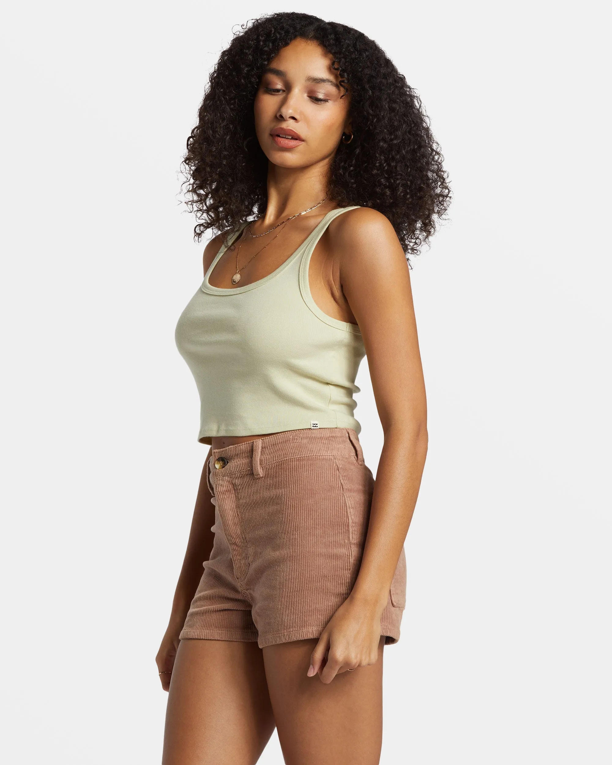 Sun Goddess Tank Knit - Light Avocado