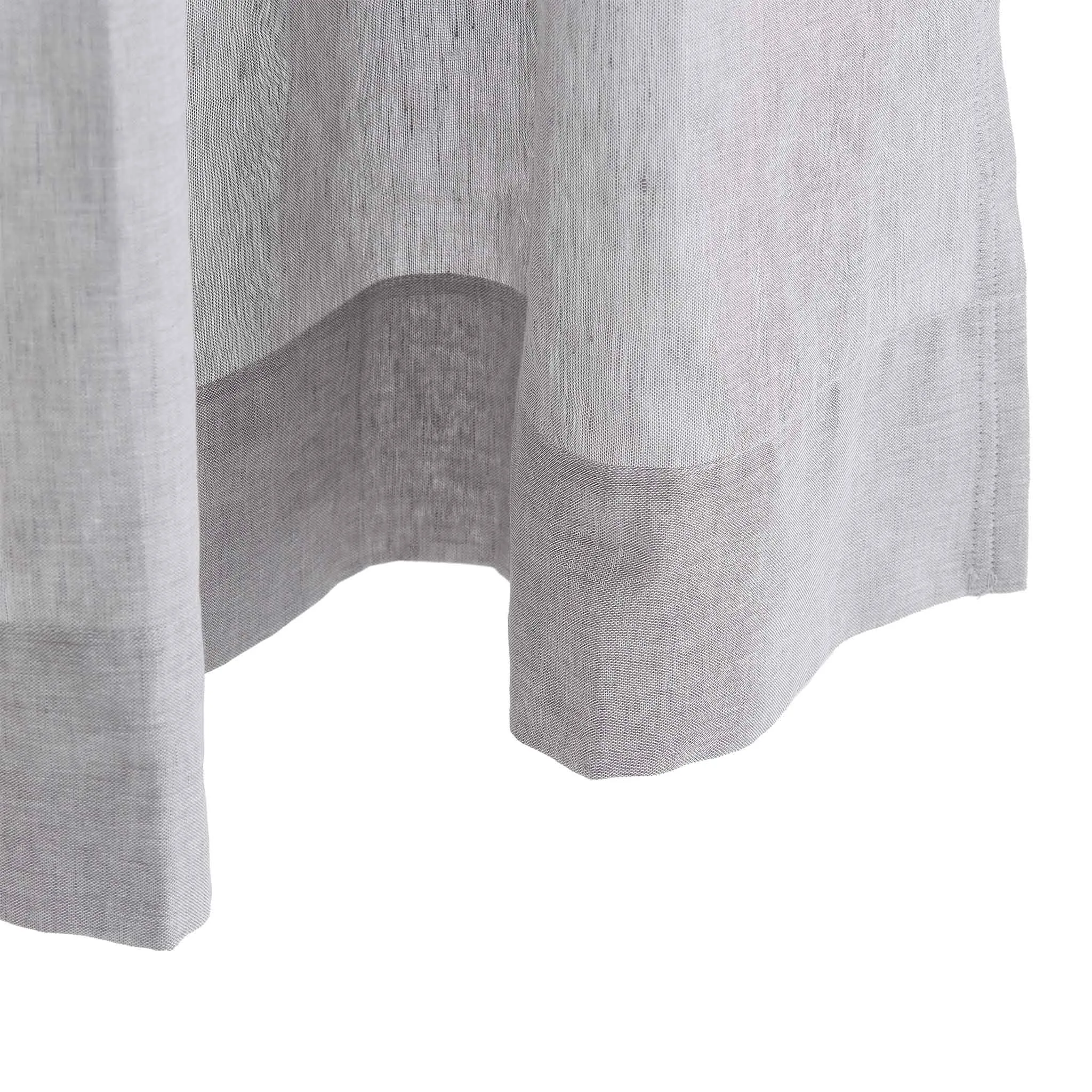 Tolosa Linen Cotton Curtain (set of 2) [Light grey]