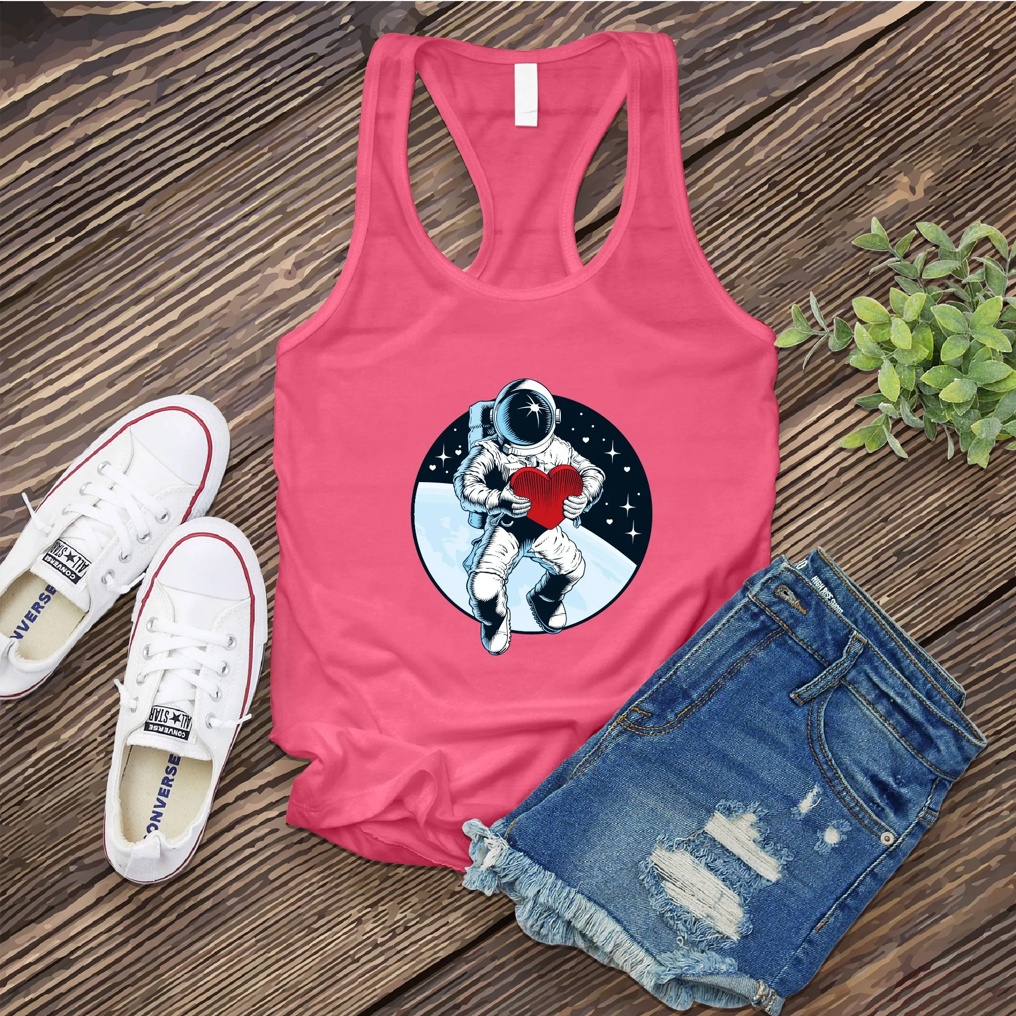 Valentine Astronaut Women's Tank Top