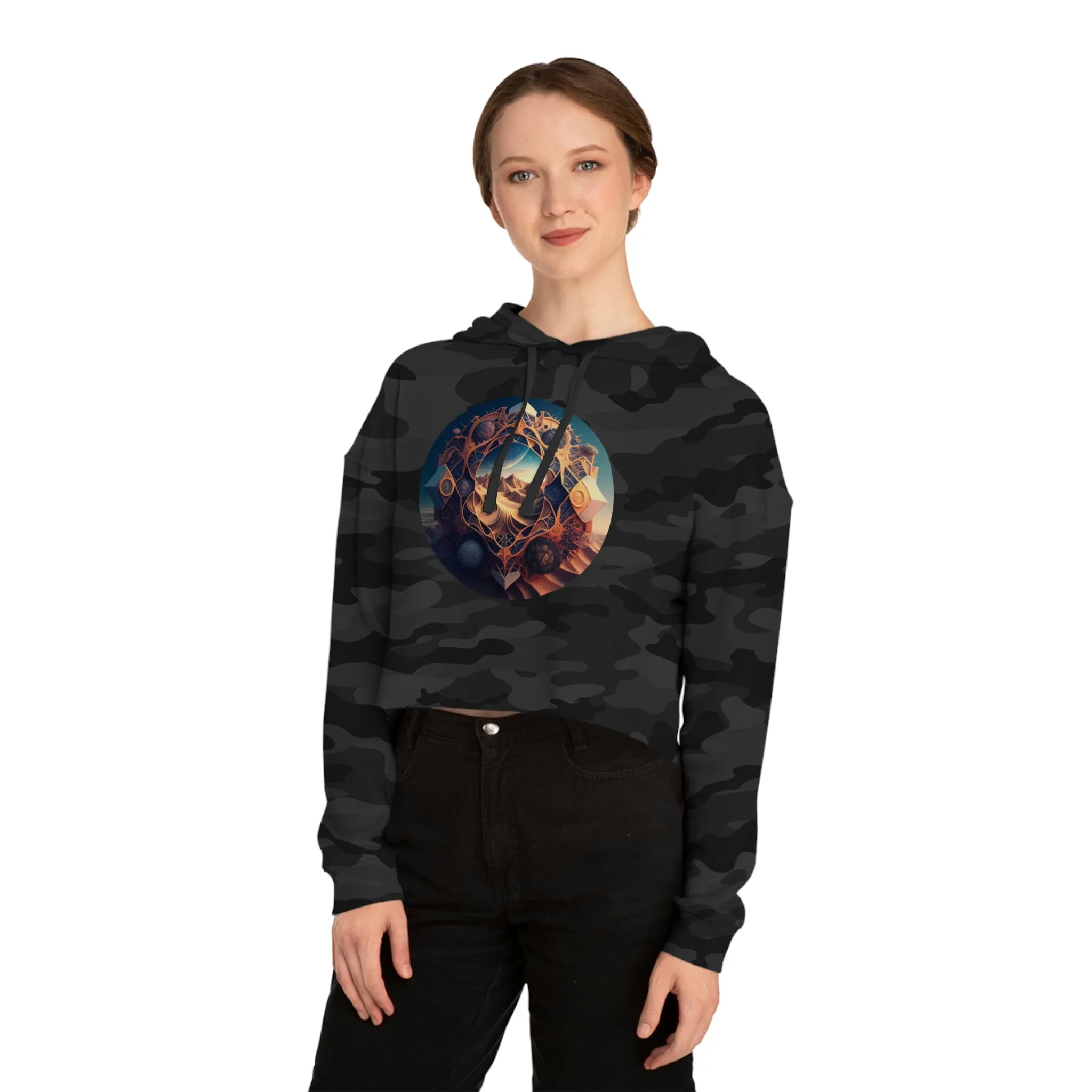 Womens Cropped Gateway Hoodie