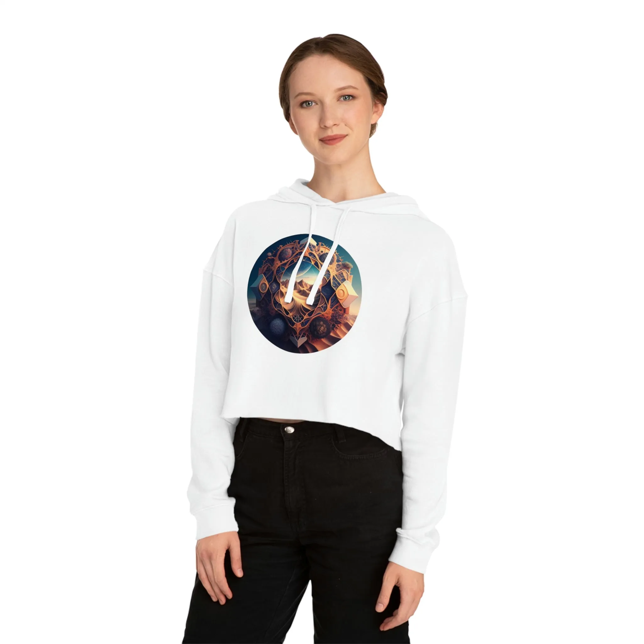 Womens Cropped Gateway Hoodie