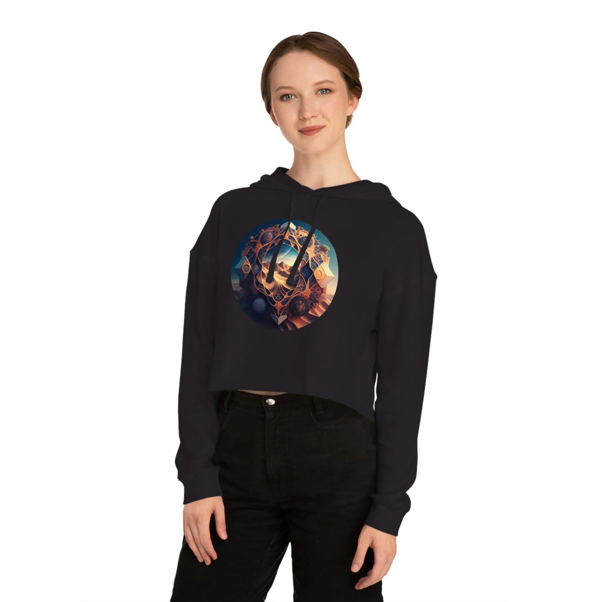 Womens Cropped Gateway Hoodie