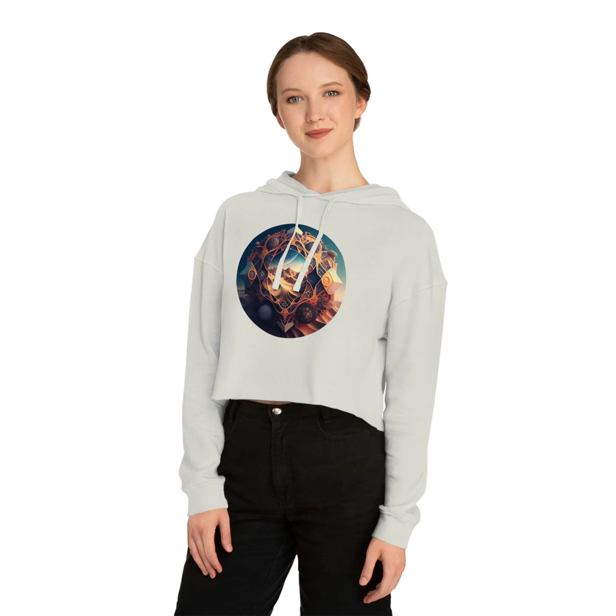 Womens Cropped Gateway Hoodie