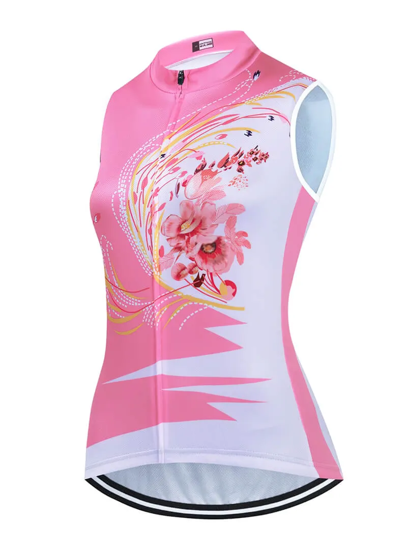 Women's Cycling Vest with Breathable Mesh and UV Protection - SF0430