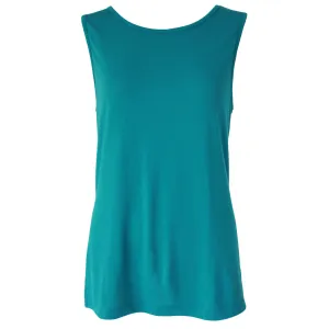 Women's Harbor Blue Side Slit Tank, by A Walk In The Park®